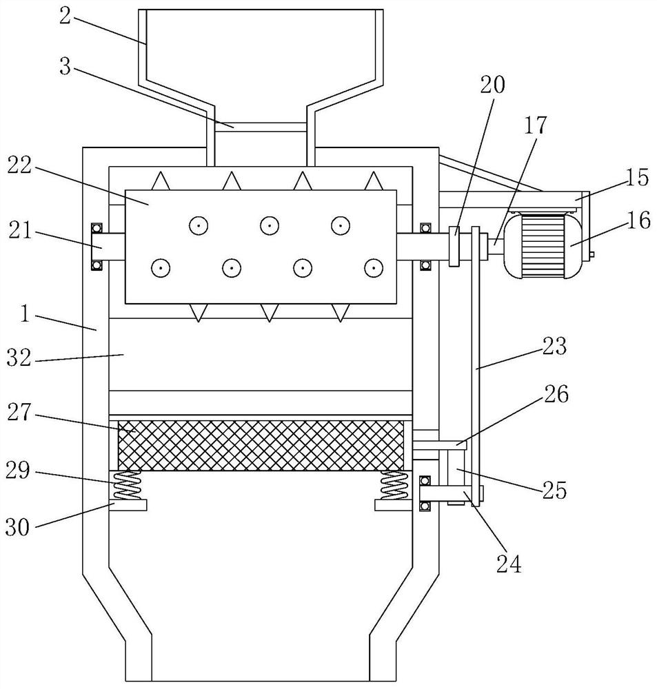 Corn threshing device for livestock feed production