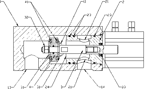 Single-air-cylinder switchover type air intake valve