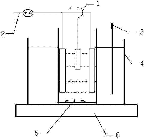 Preparation method of titanium-based lead-tungsten carbide-cerium oxide-polyaniline composite anode plate