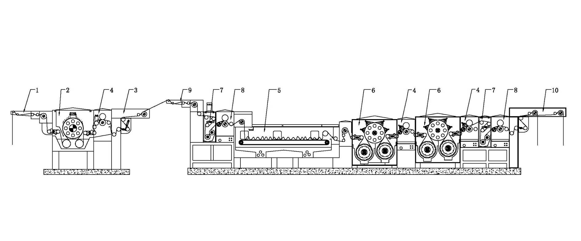 Knit cold-batching bleaching processor