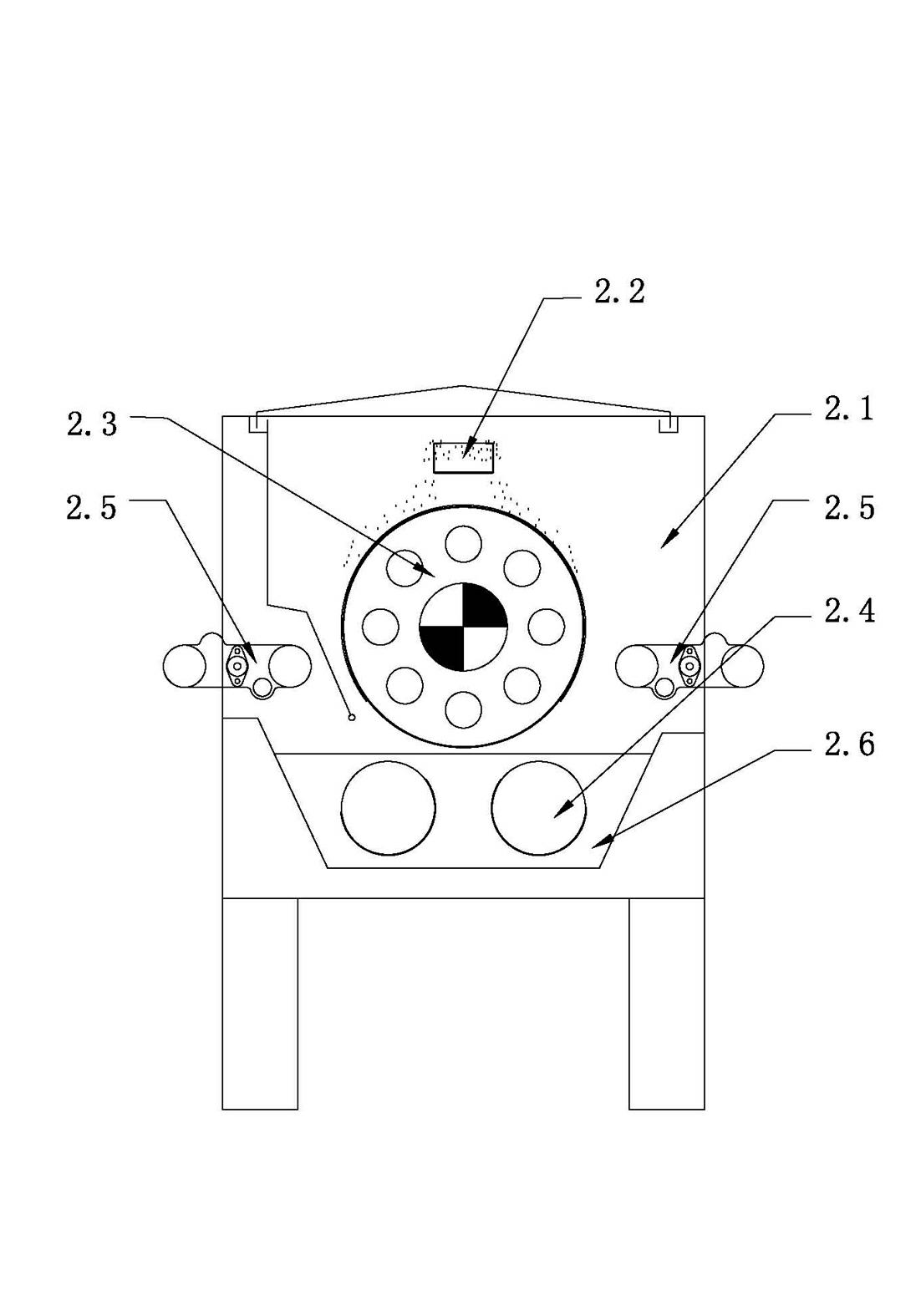 Knit cold-batching bleaching processor