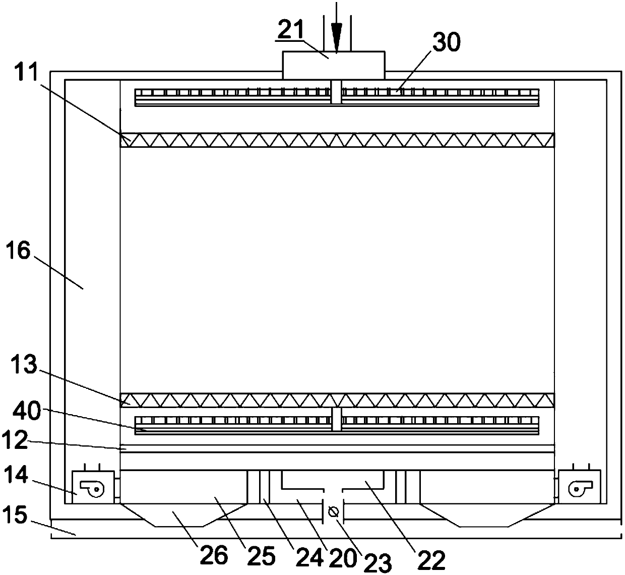 Low energy consumption air purification system