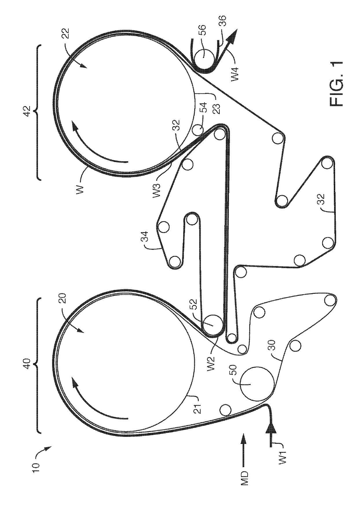 Through-air drying apparatus and methods of manufacture