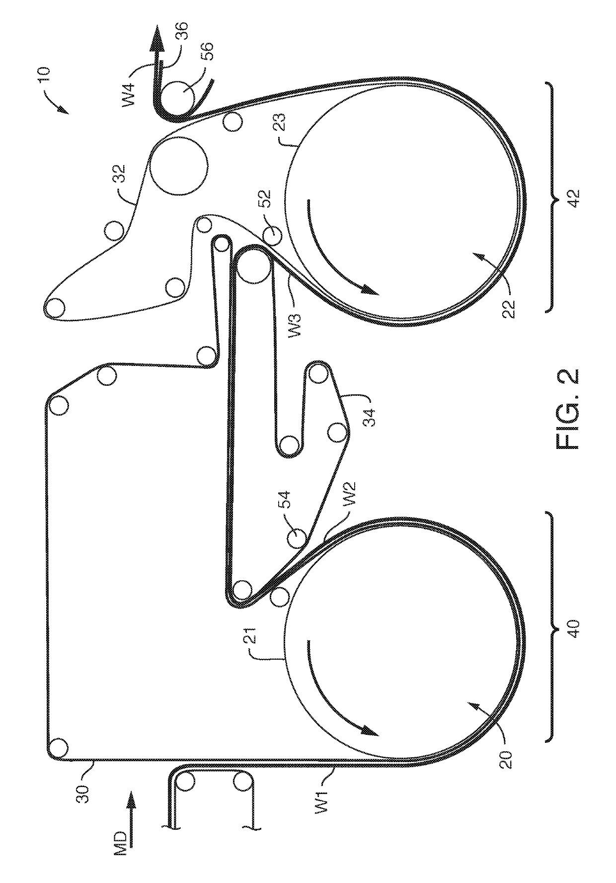 Through-air drying apparatus and methods of manufacture