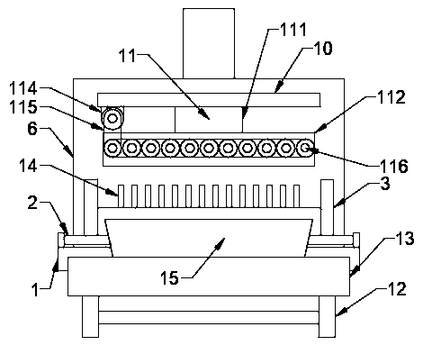 PVC pipe unloading device based on waste material production