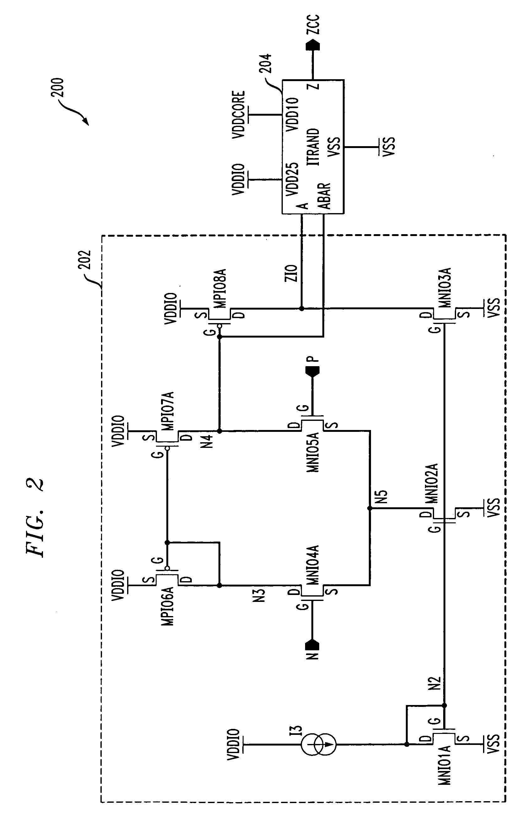 Circuit having enhanced input signal range