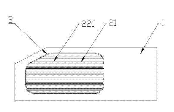 Air feeding device of mining car engine