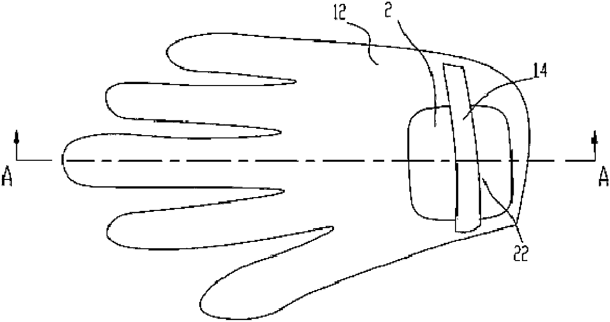 Electric warm glove and electric heating component