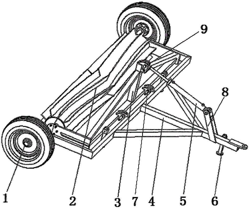 No-tillage cover crop grinding device