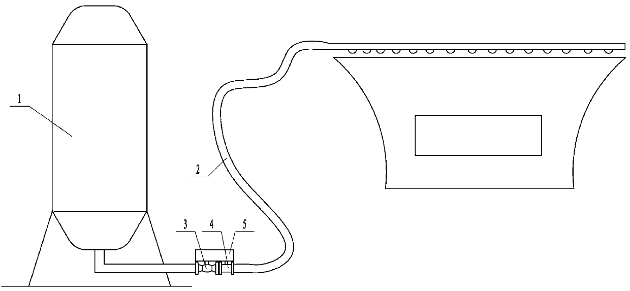 An adjustable timed spraying device