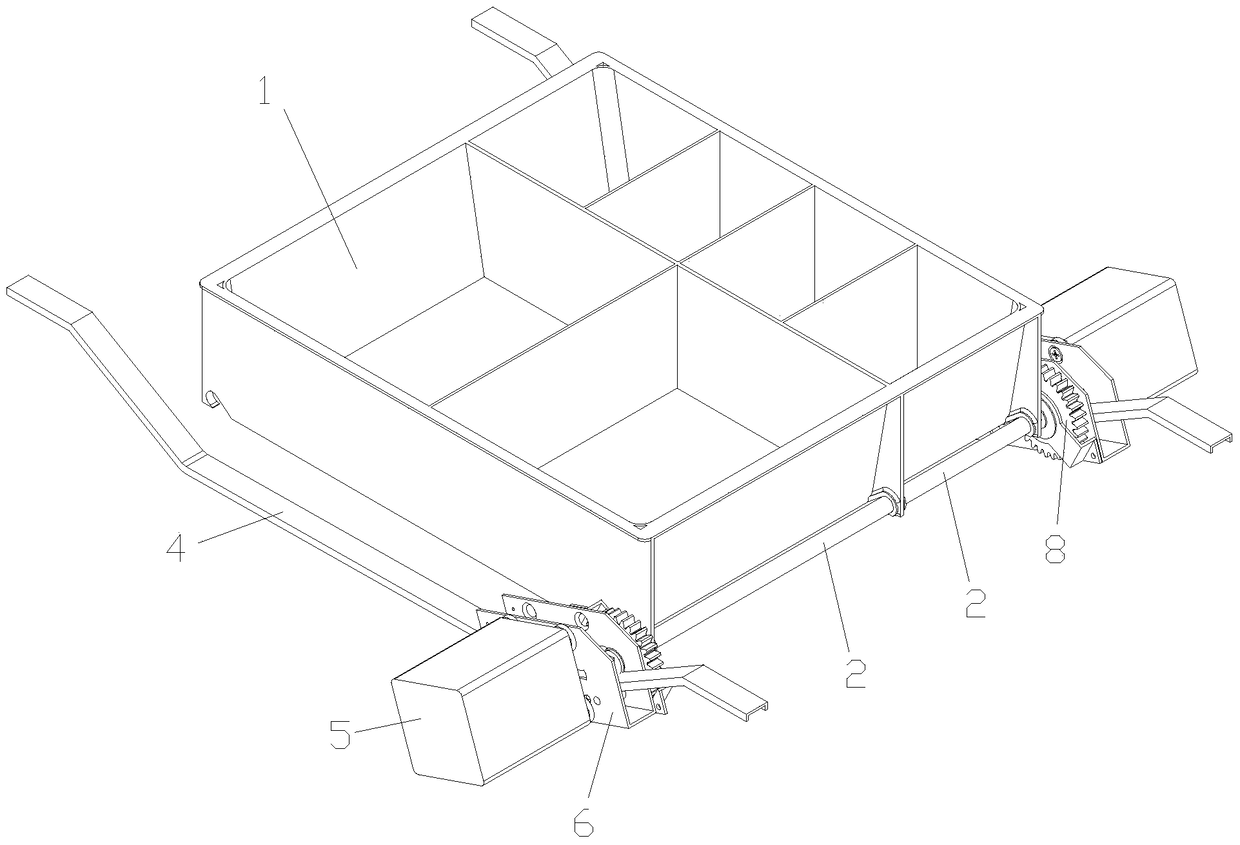 A solid material feeding system for an intelligent cooking device