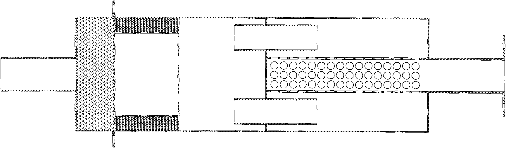 Smoke-removing muffler for agricultural automobile