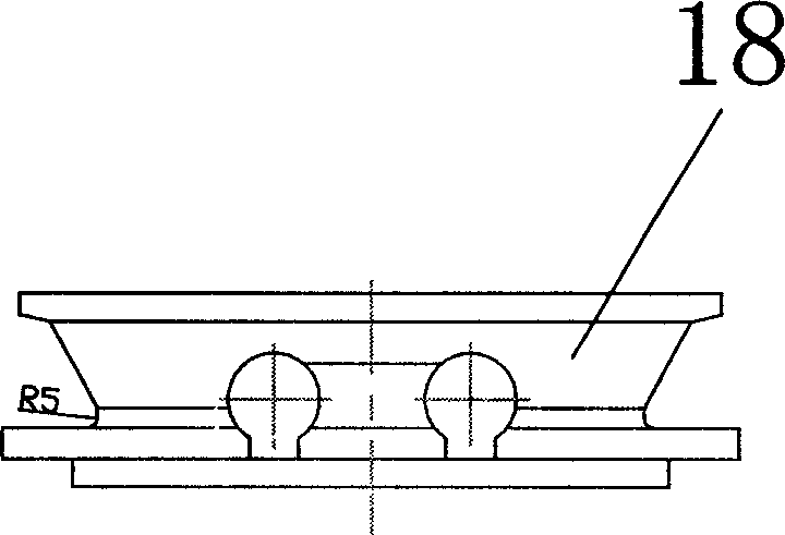 Integral extrusion forming method for asymmetrical assembly parts and apparatus thereof