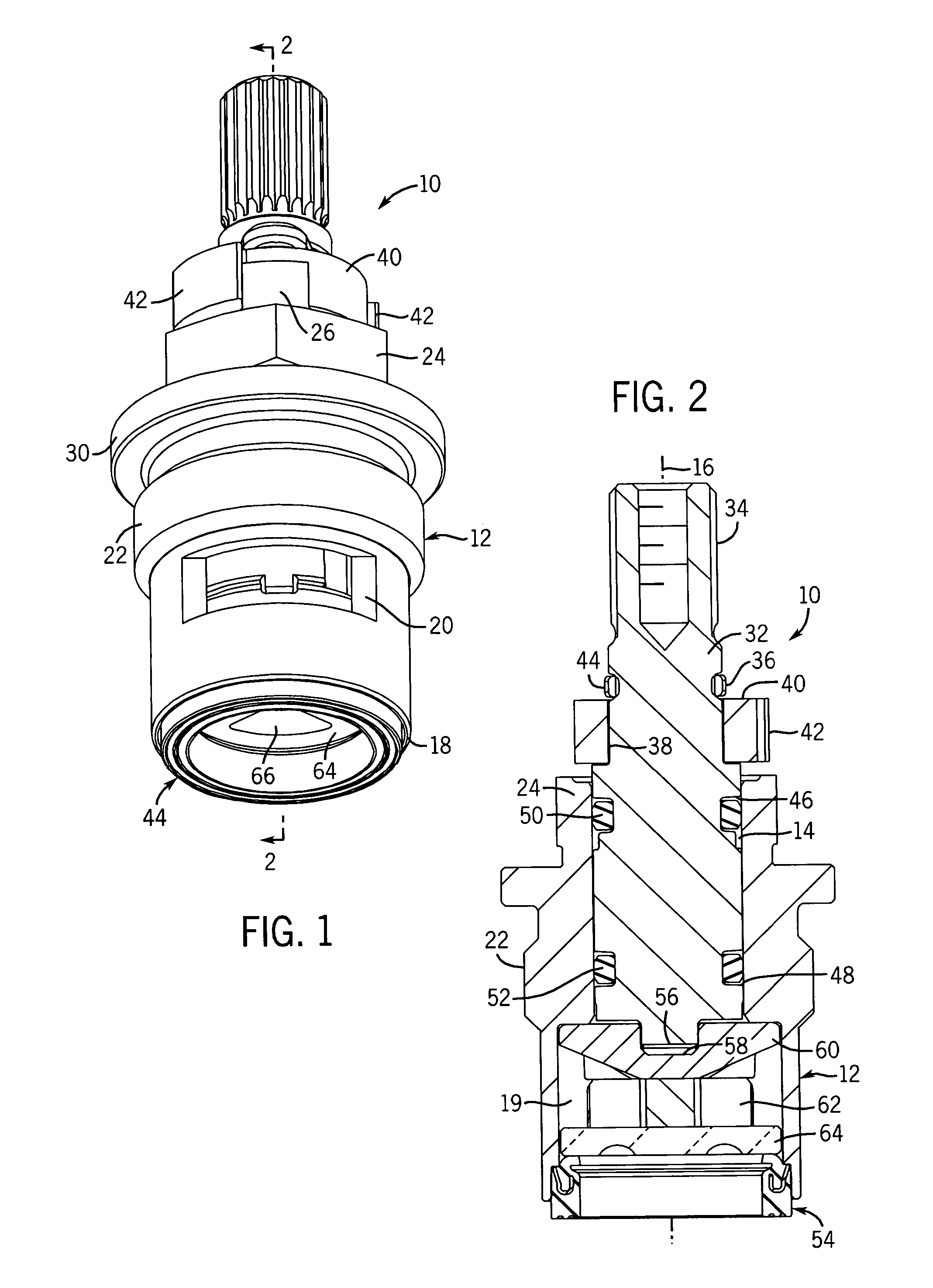 Valve with bi-loading seal