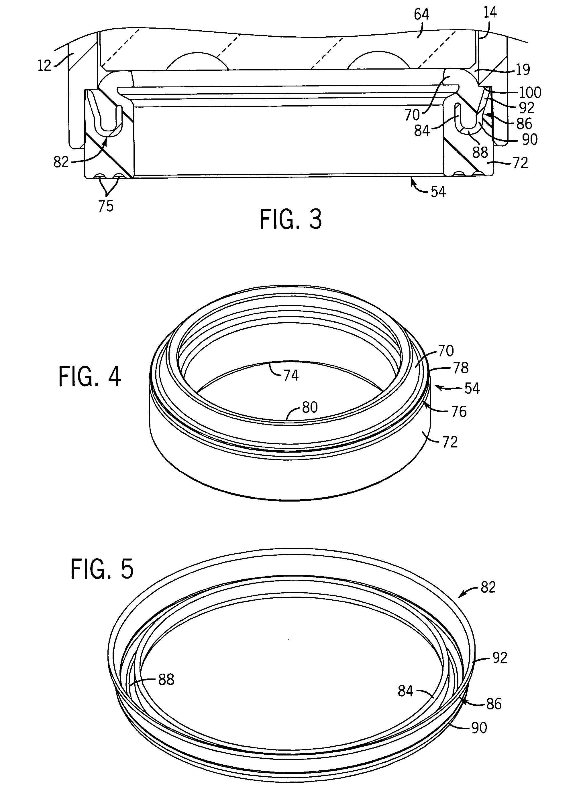 Valve with bi-loading seal