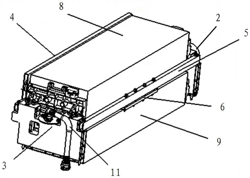 Battery module supporting device and vehicle