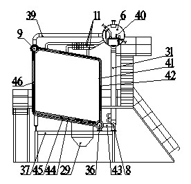 Energy-saving boiler special for combustion test stand