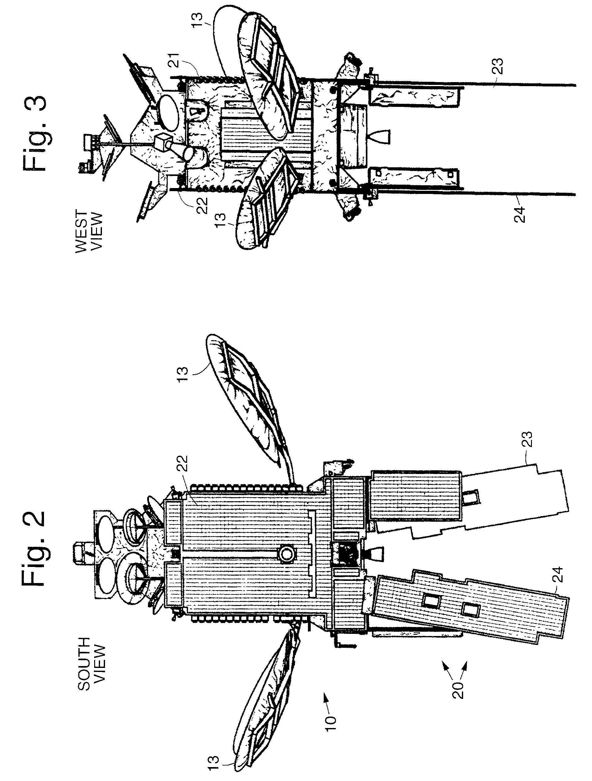 Two-sided deployable thermal radiator system and method