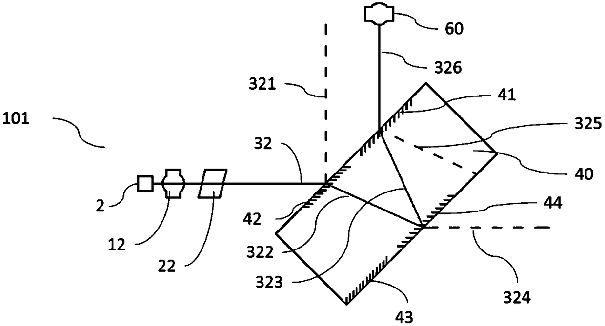 Multichannel laser transmitter optical component