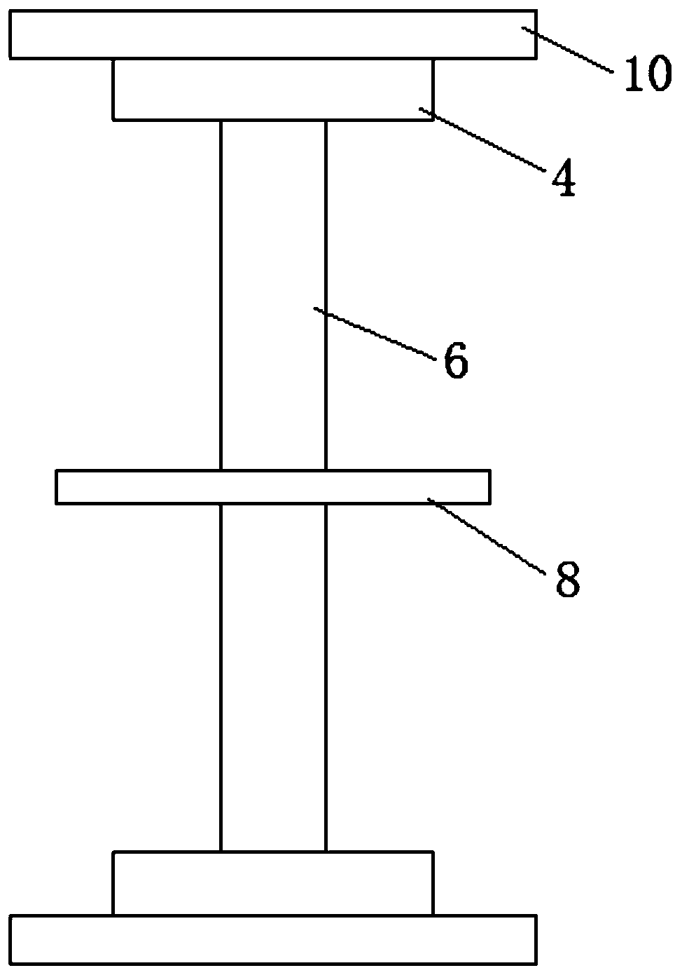 Adjustable mattress based on cross connection of elastic plates