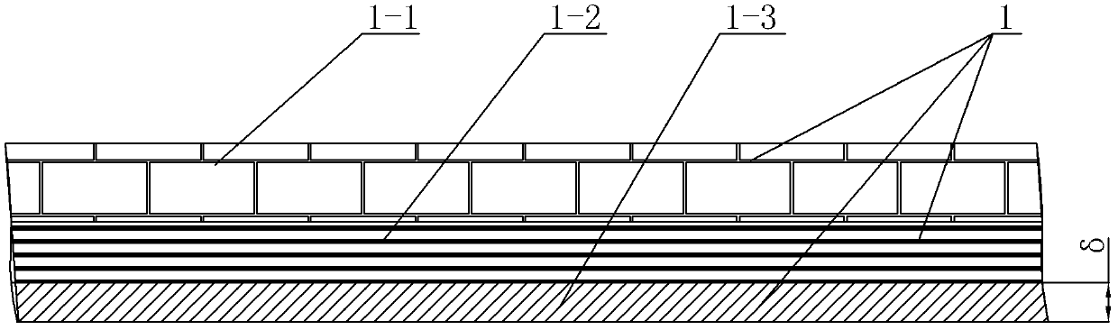 Liquid oxygen container with multi-layer vacuum thermal insulation layer and fiber reinforced composite material layer