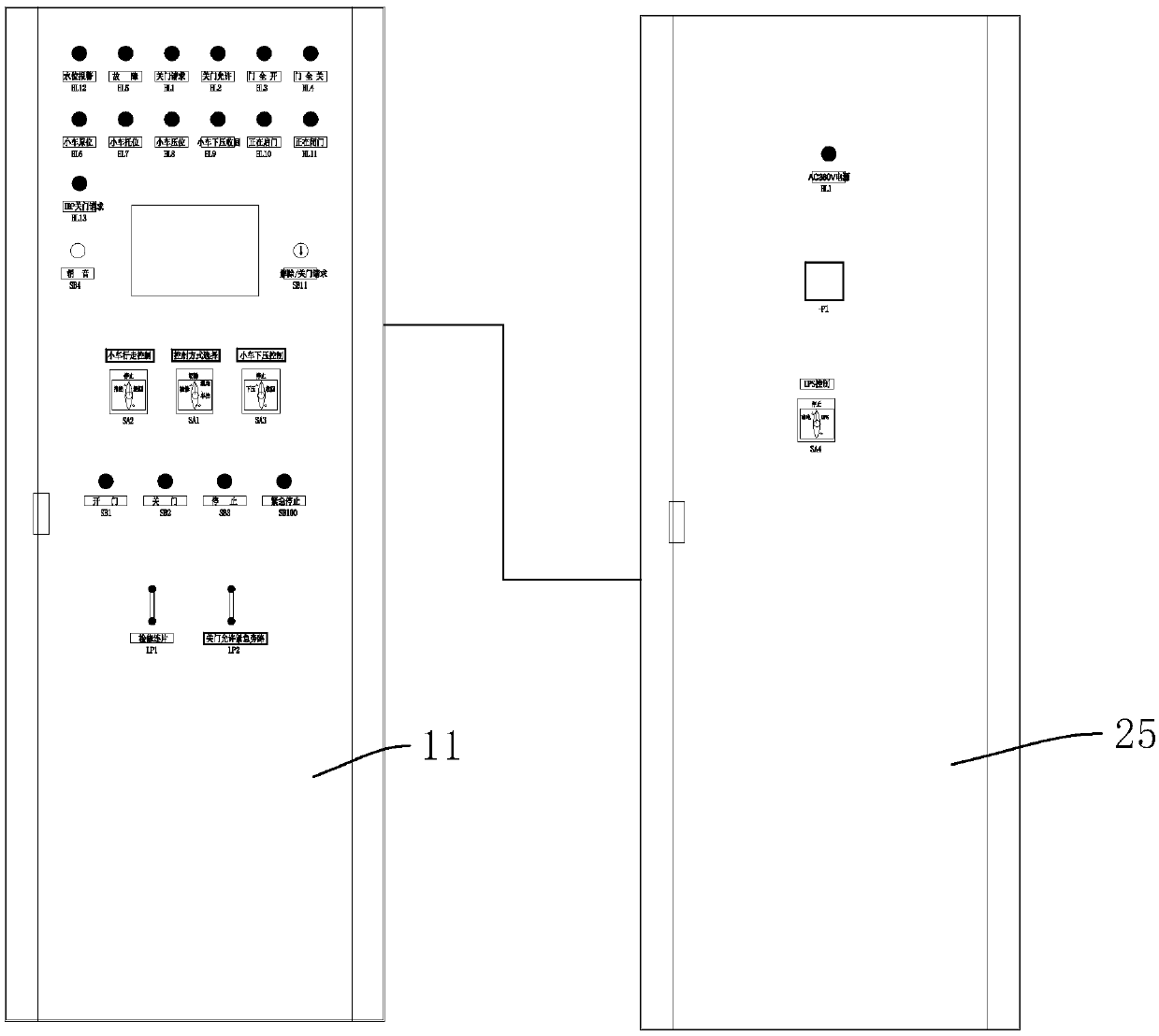 Anti-flooding door power control system