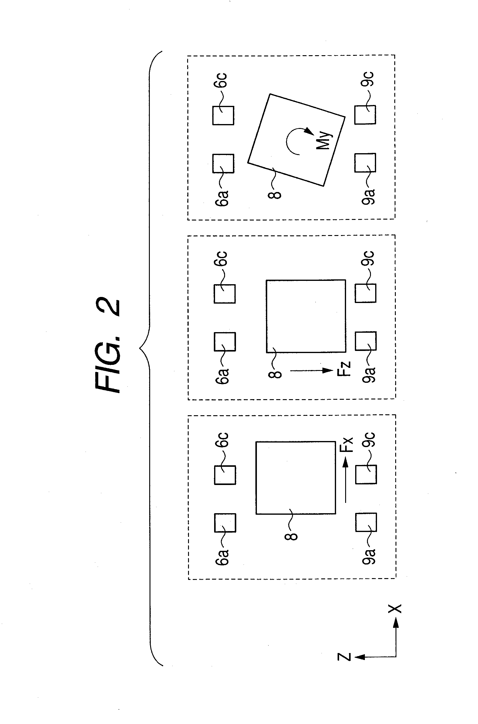 Magnetic force sensor