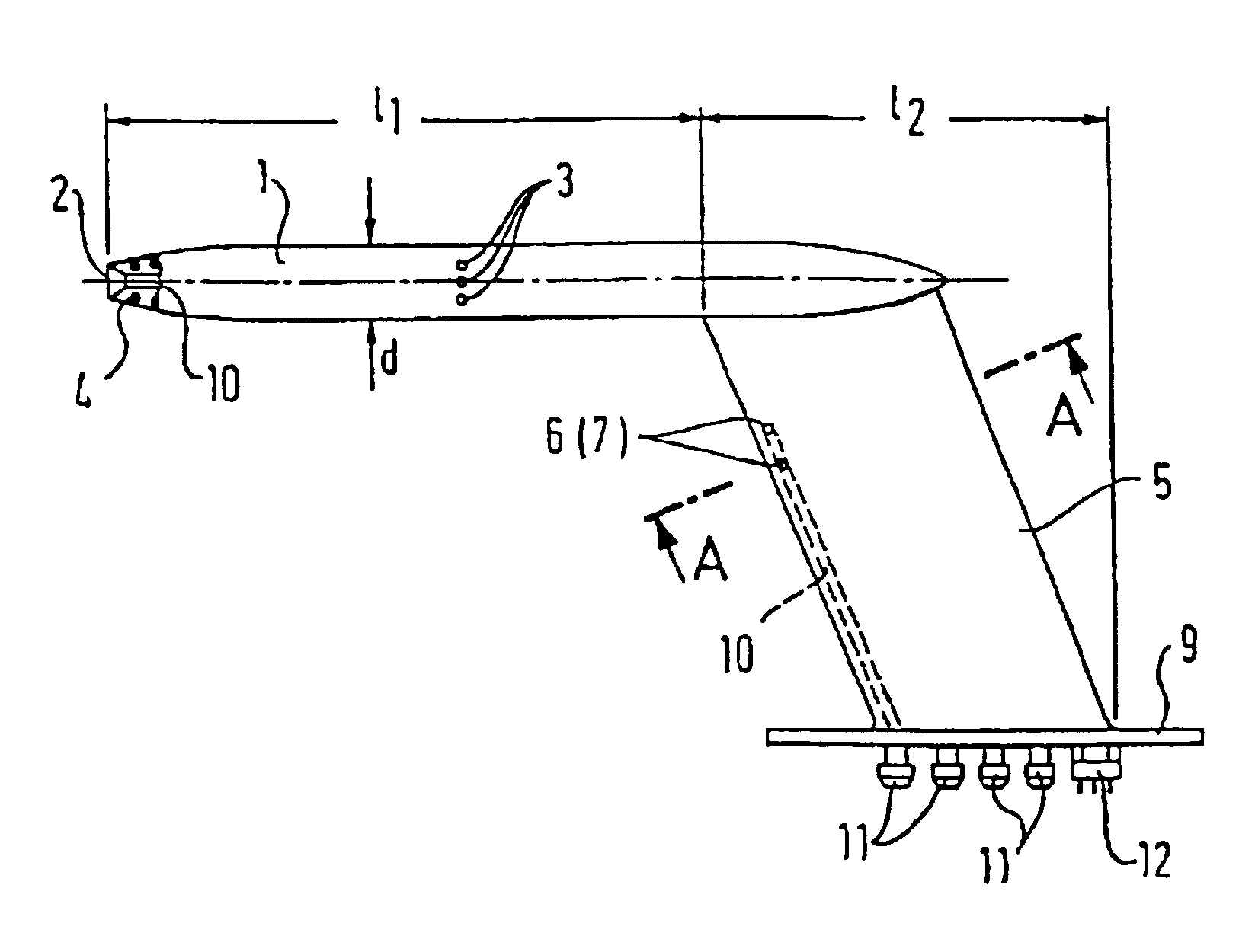 Fuselage pitot-static tube