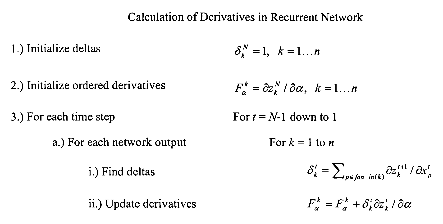 Methods of improved learning in simultaneous recurrent neural networks