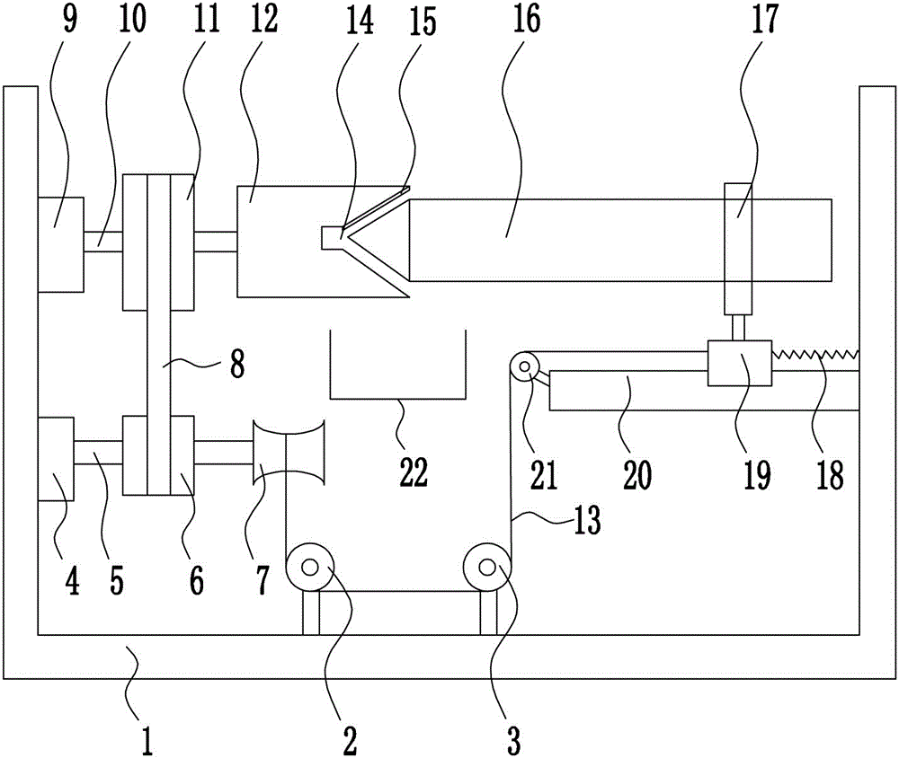 Automatic pencil sharpening device for cultural and physical education