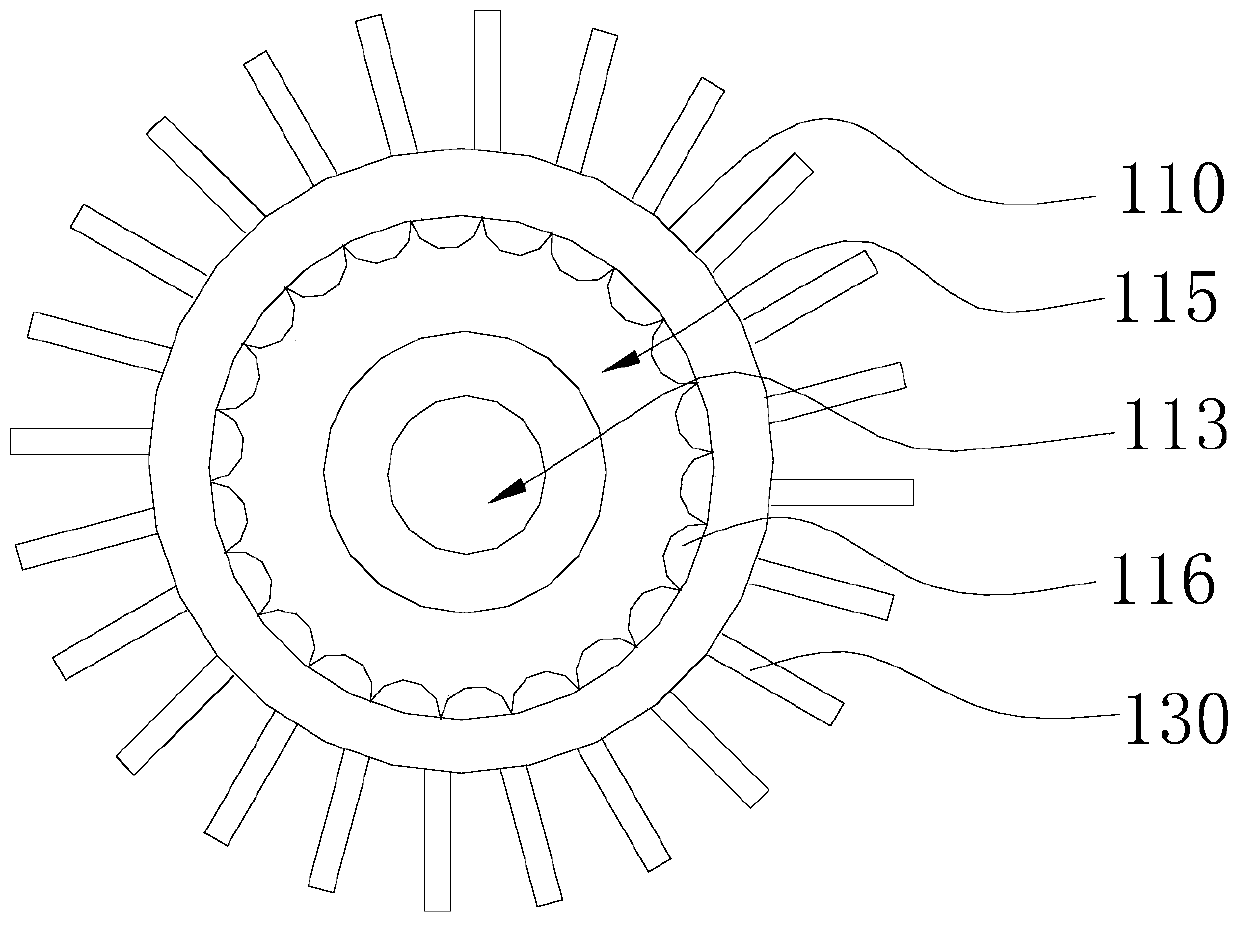 LED light heat dissipation structure