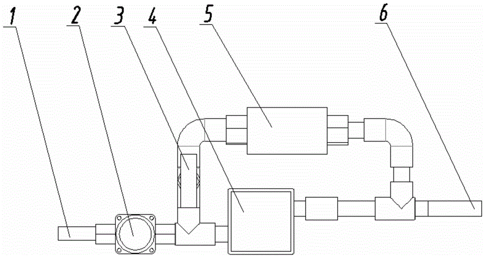 High flow speed and low flow resistance self-power-generation type sensing faucet with pressure stabilizing structure