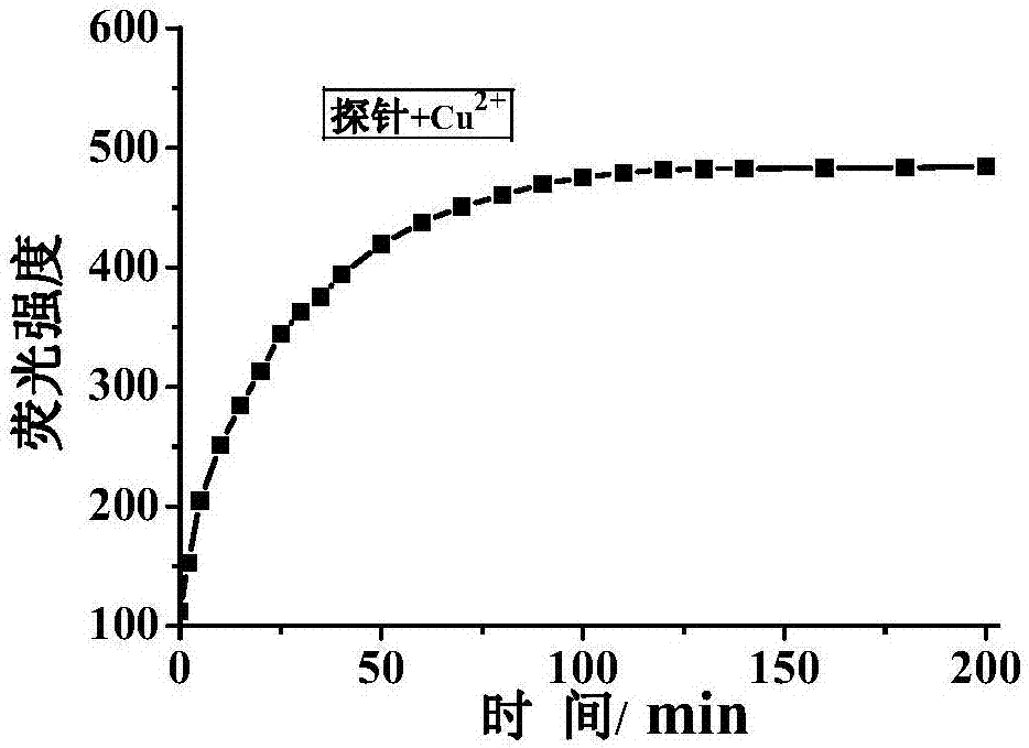 Probe used for multi-objective ion detection and application thereof