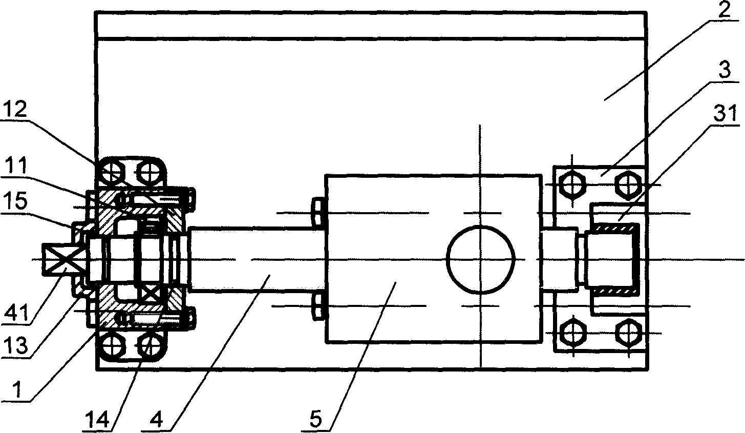 Tensioning device for rope saw machine