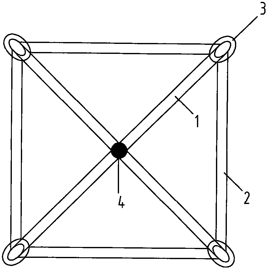 Rod piece type column cap