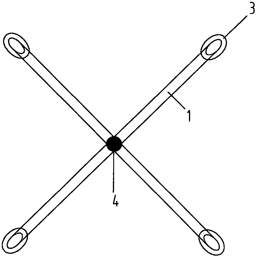 Rod piece type column cap