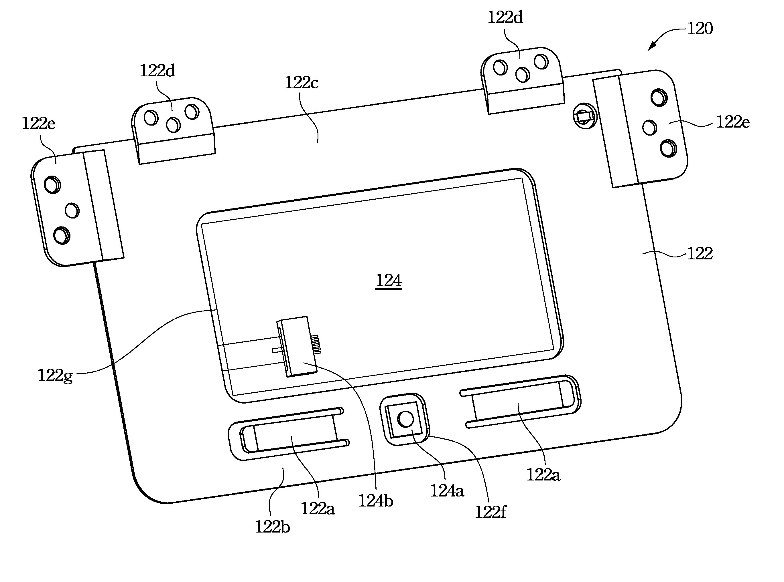 Touch pad module assembly structure