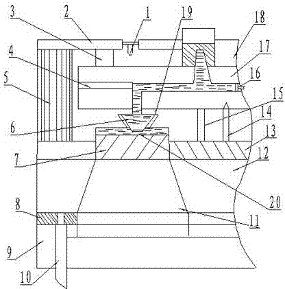 Heat insulation hot runner system of automobile injection mold