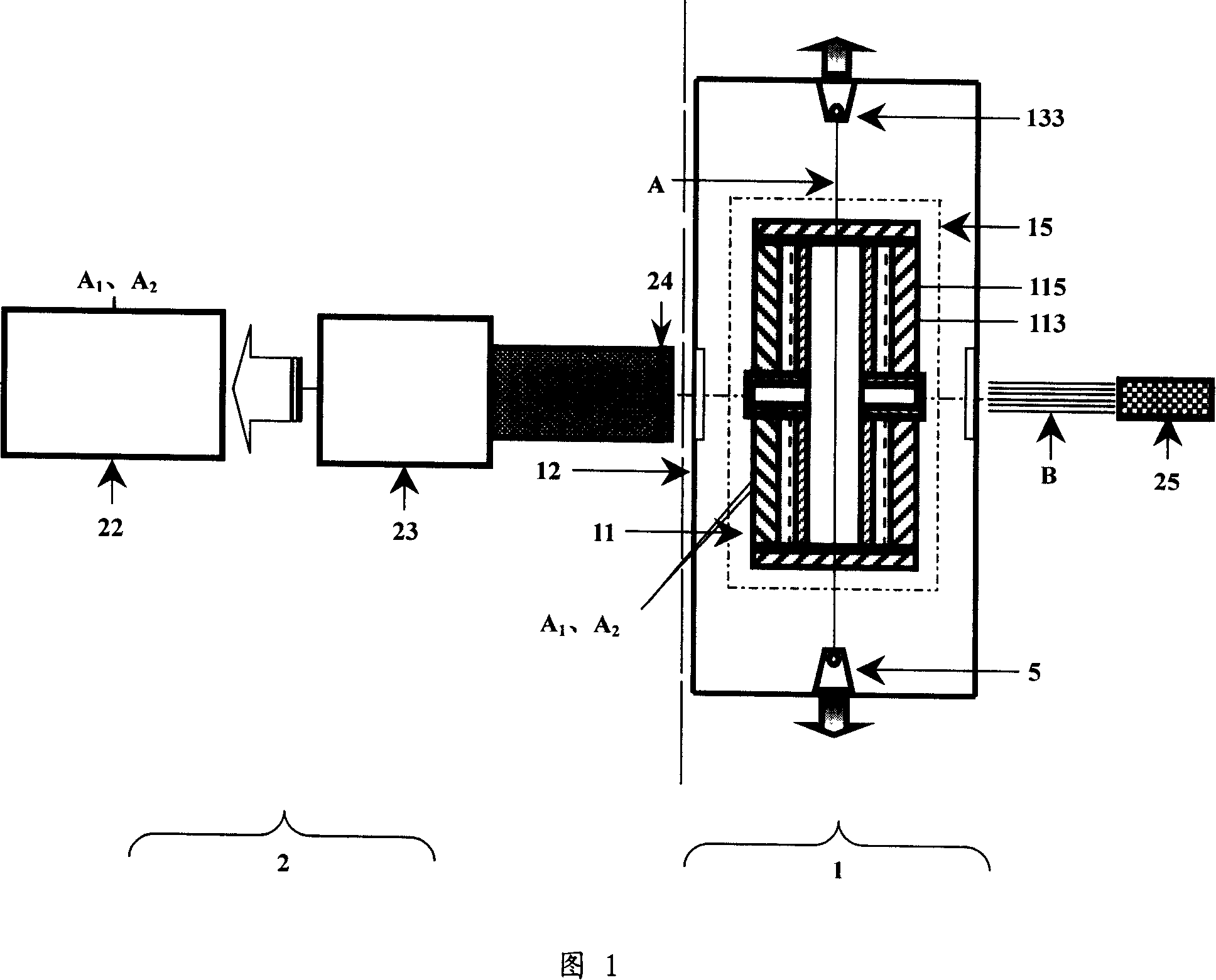 In-situ measuring apparatus for high temperature distortion ceramic fiber