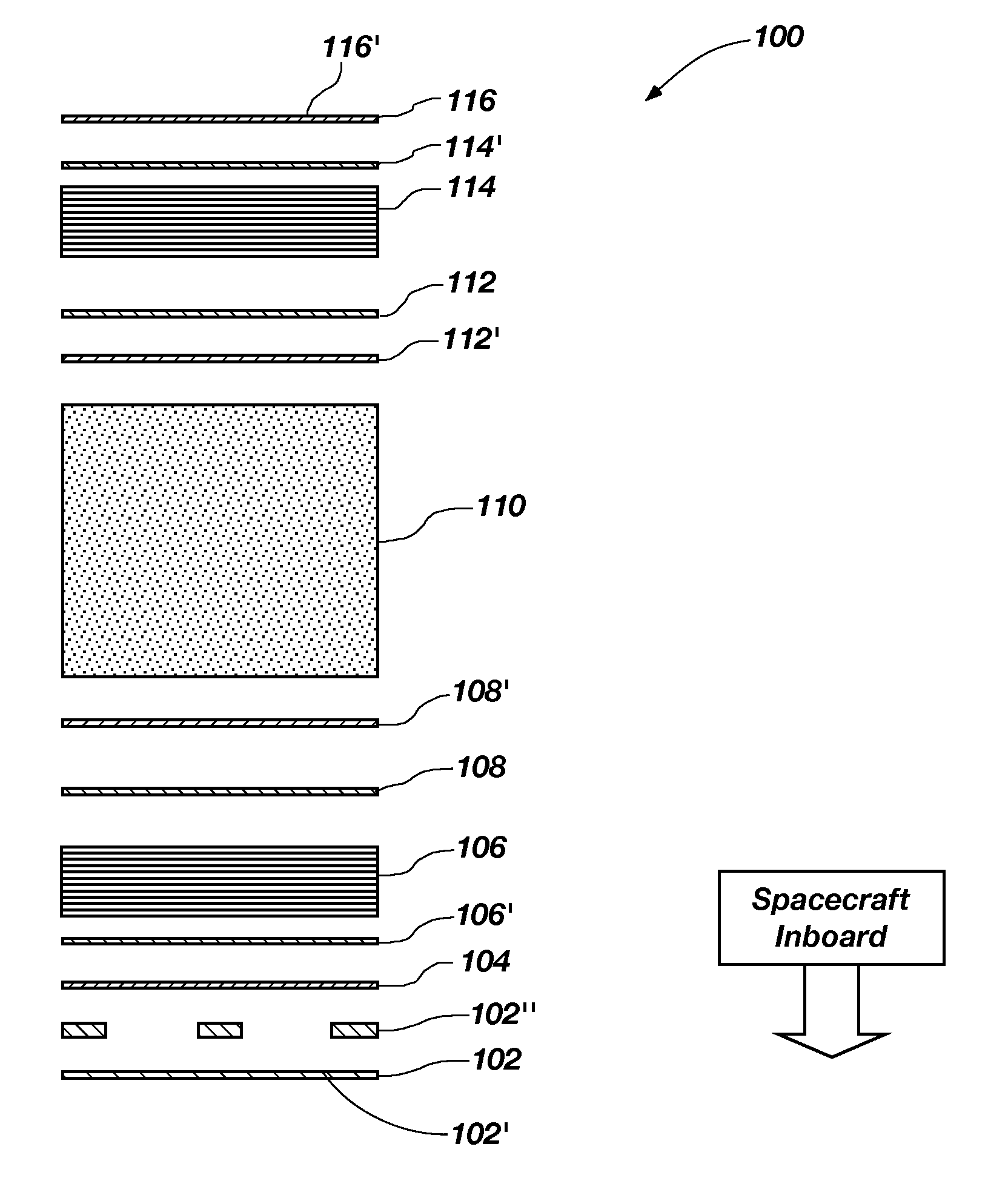 Multifunctional radiation-hardened laminate