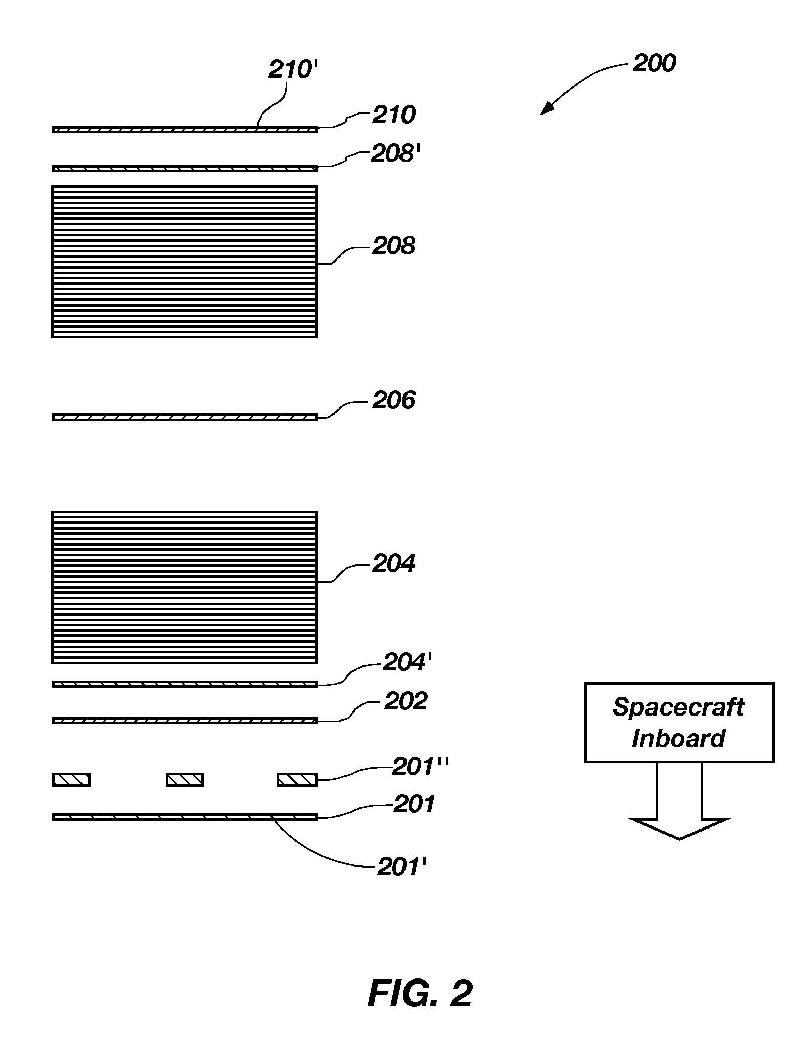 Multifunctional radiation-hardened laminate