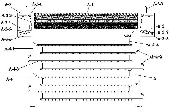 Slope vegetation restoration system construction method