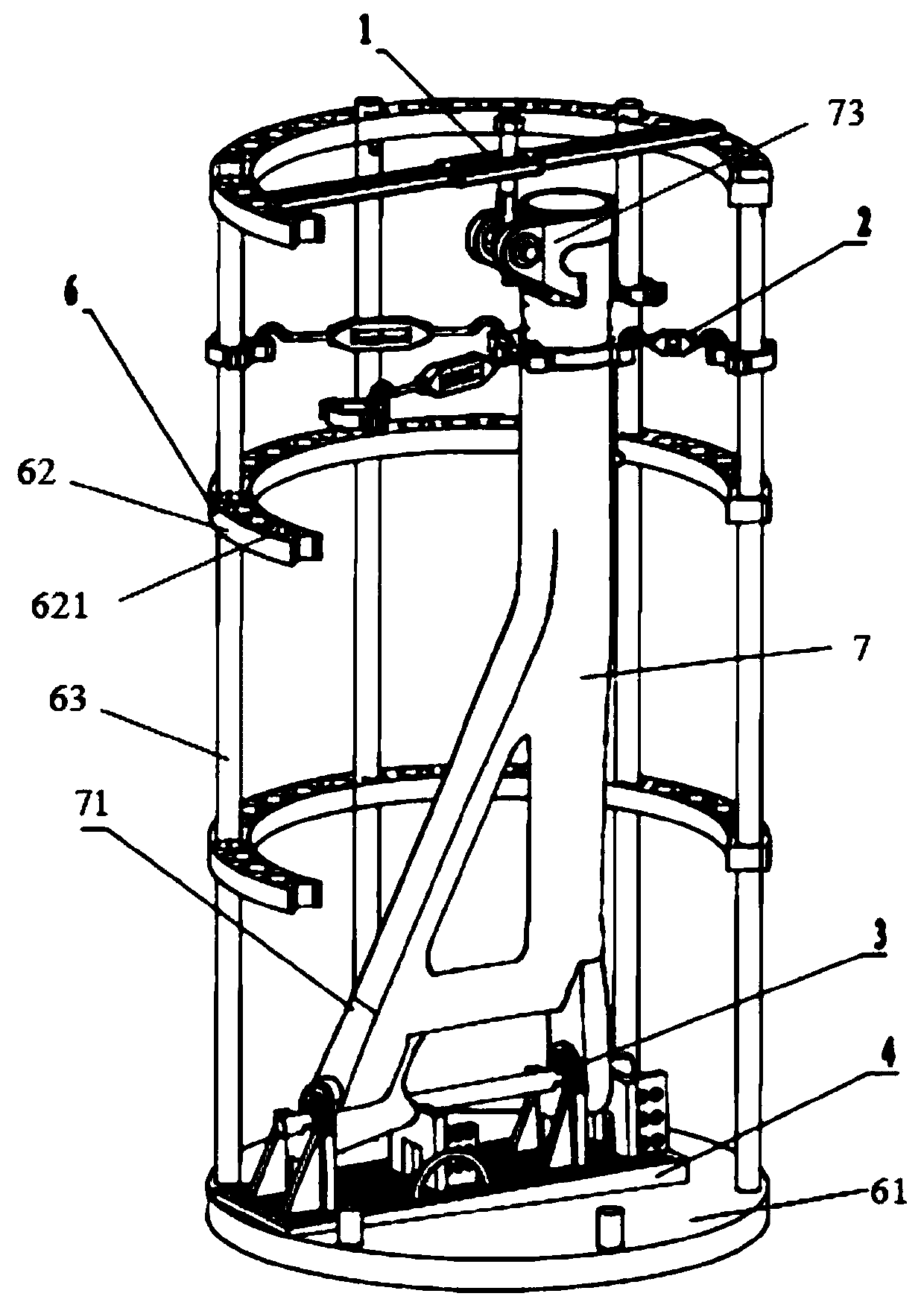 Undercarriage part heat treatment distortion control device and method