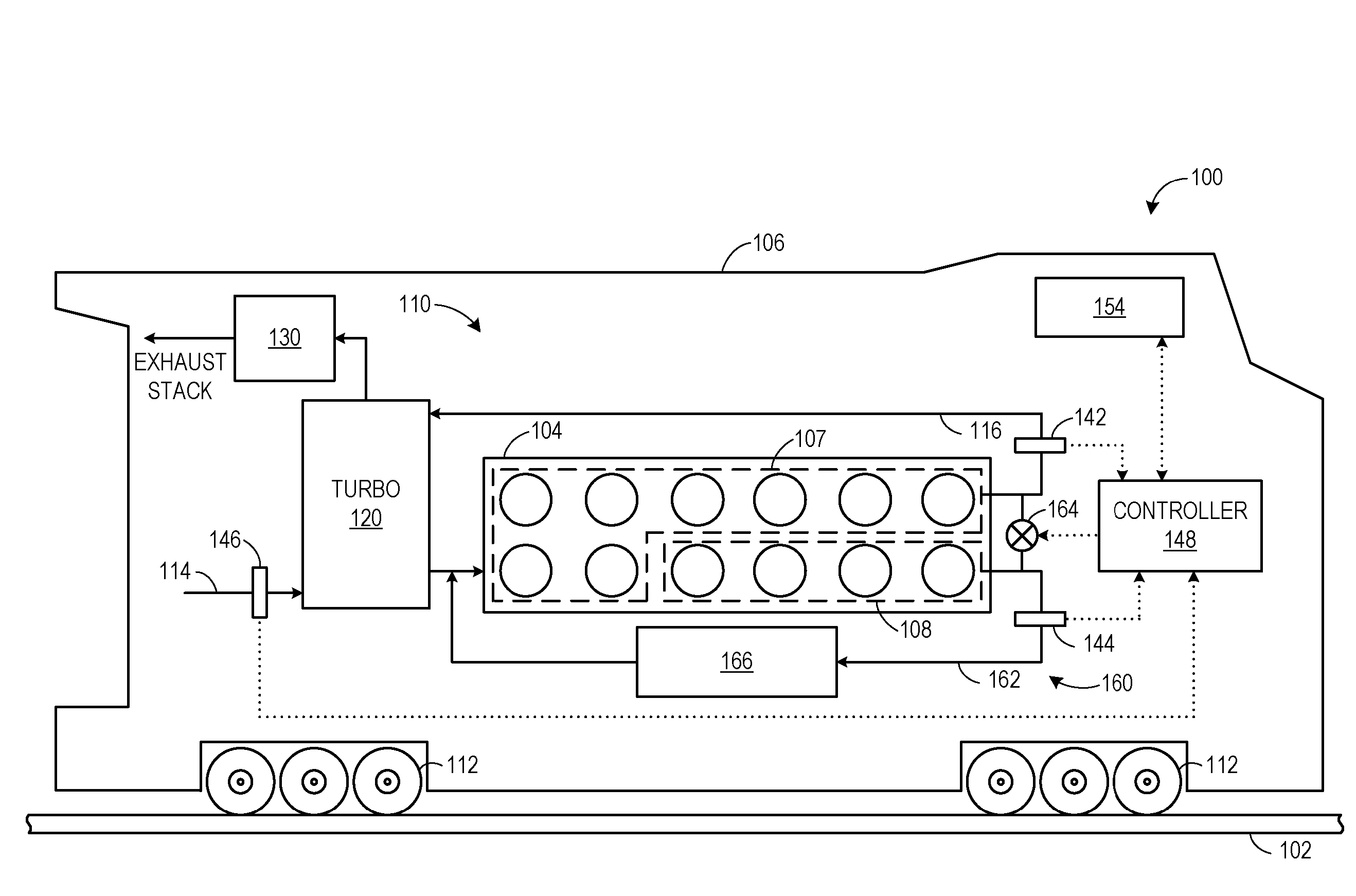 Method and system for controlling an engine during tunneling operation