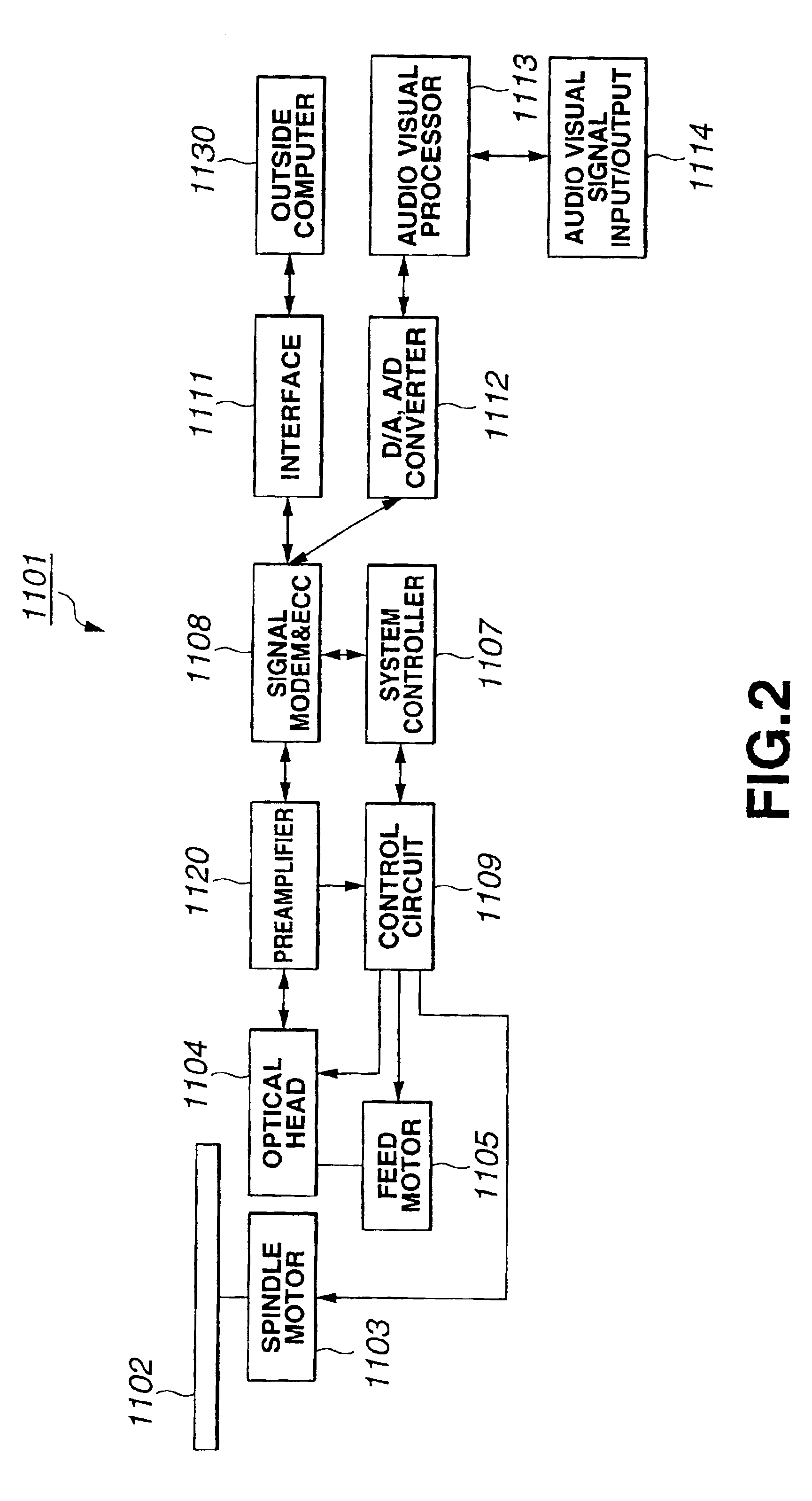 Optical pickup device that corrects the spot shape of reflected light beams