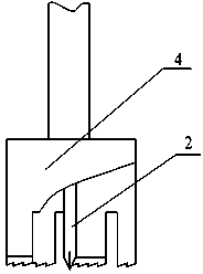 Glass hole drilling tool