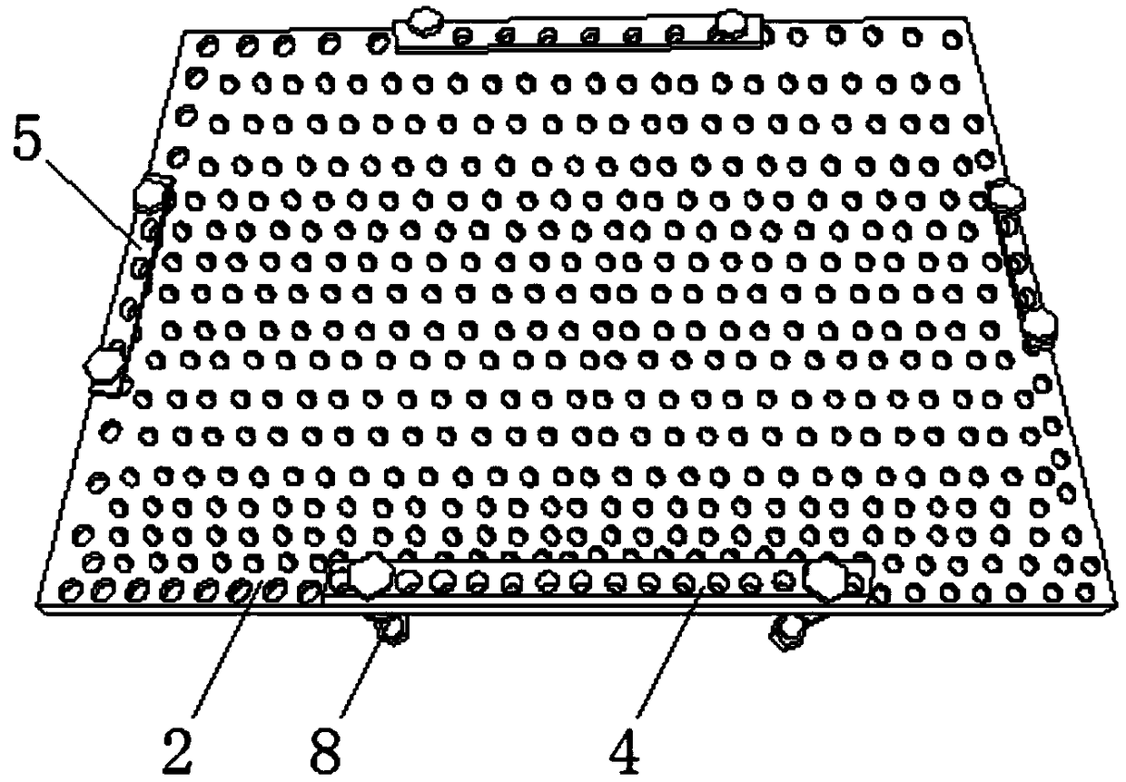 High-pressure efficient batch molding method for hollow bricks on basis of microbial soil fixation