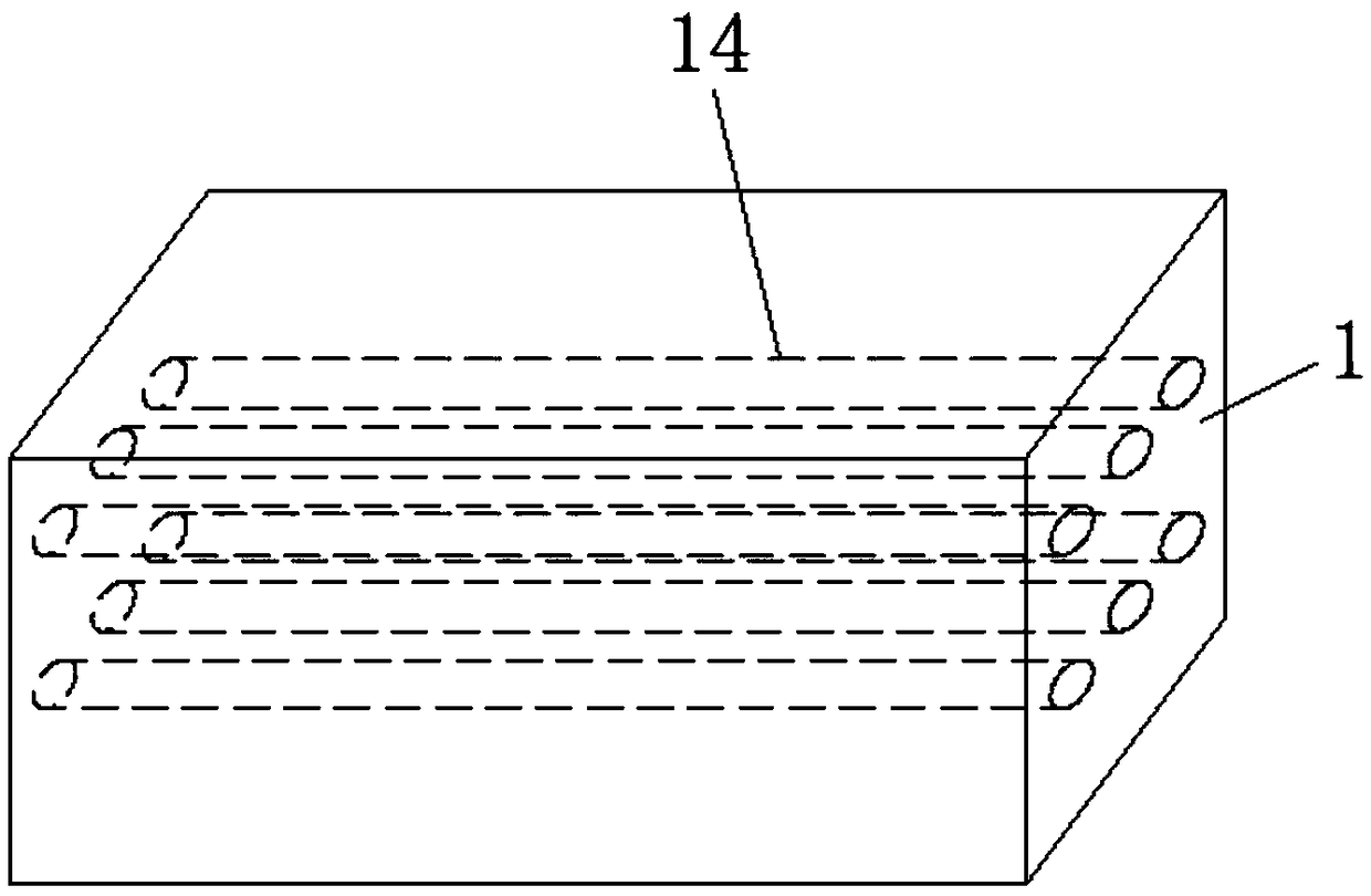 High-pressure efficient batch molding method for hollow bricks on basis of microbial soil fixation