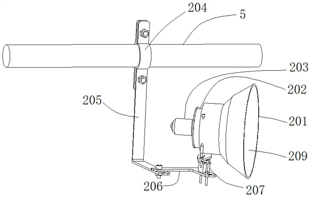 Air-assisted spraying device based on unmanned aerial vehicle