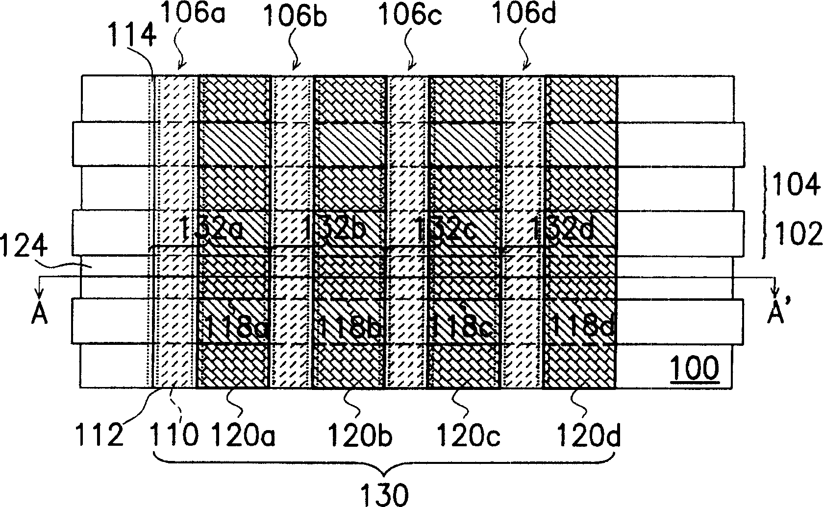 Flash memory unit, flash memory unit array and mfg. method thereof